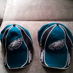 2 Matching Philadelphia Eagles hats